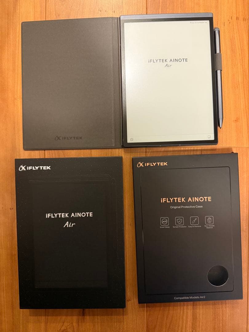 iFLYTEK AINOTE Air2 ブラック スタイラスペン付き+保護ケース