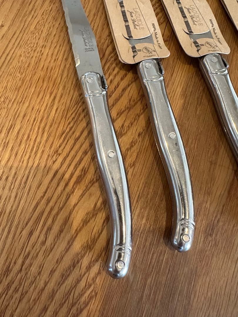 【新品】Laguioleラギオール ステンレステーブルナイフ 5本セット