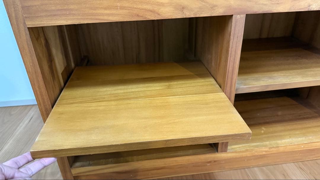 【状態良】unico BREATH WIDE SHELF ウニコ ブレス