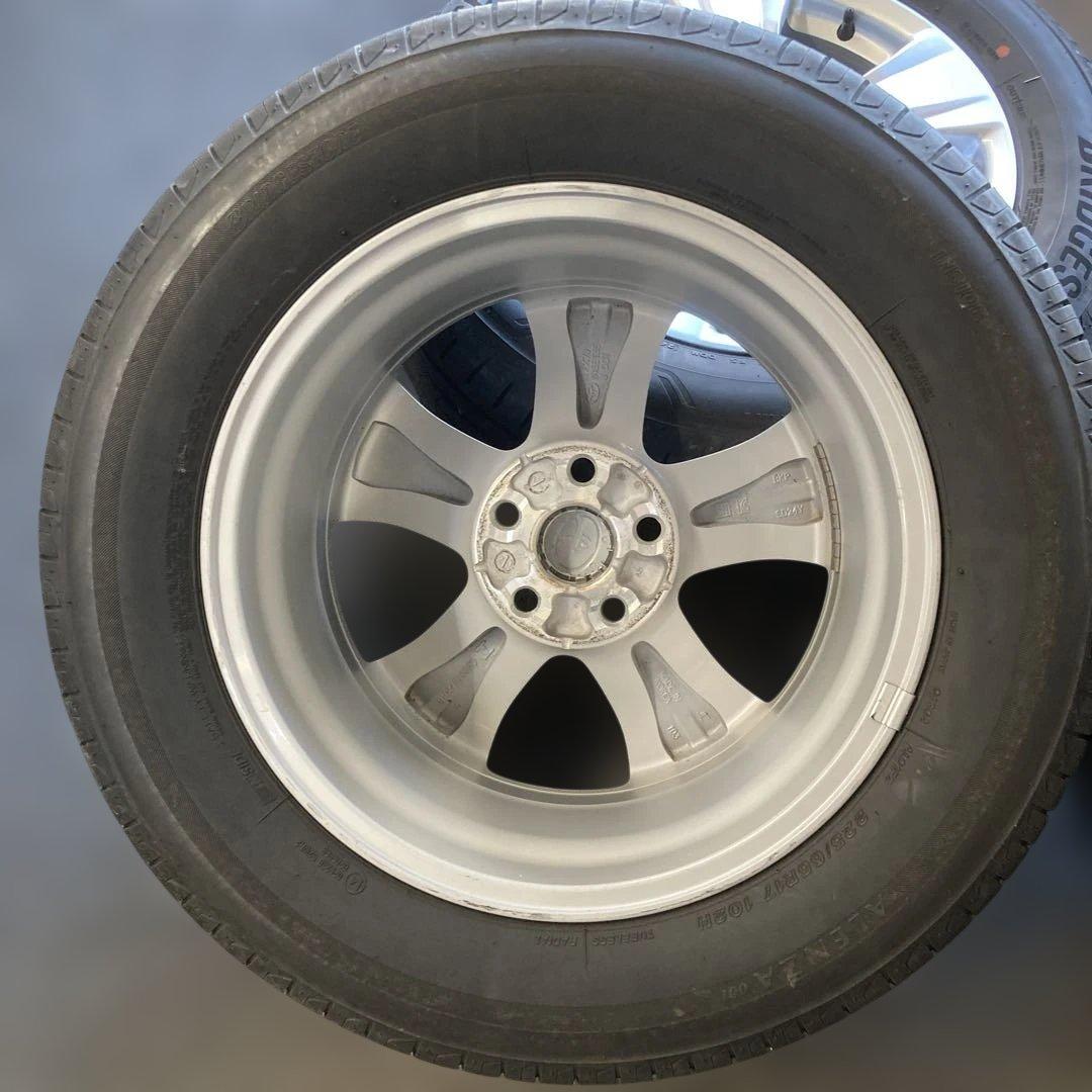 ハリアー80系純正ホイール、ブリヂストン ALENZA 17インチ タイヤセット