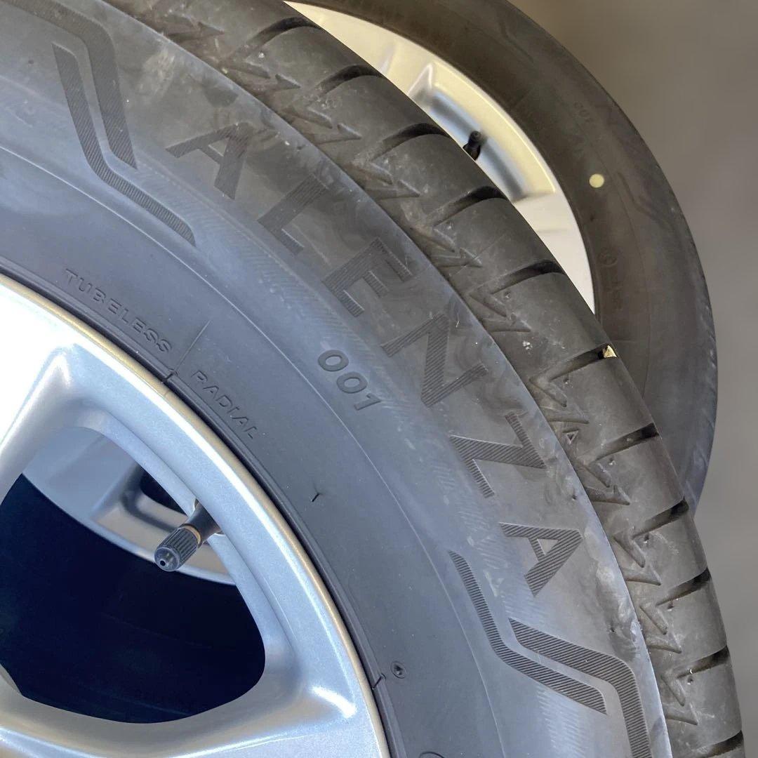 ハリアー80系純正ホイール、ブリヂストン ALENZA 17インチ タイヤセット