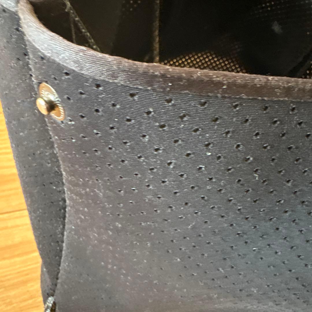 メッシュデザイン トートバッグ 黒 STATE OF ESCAPE