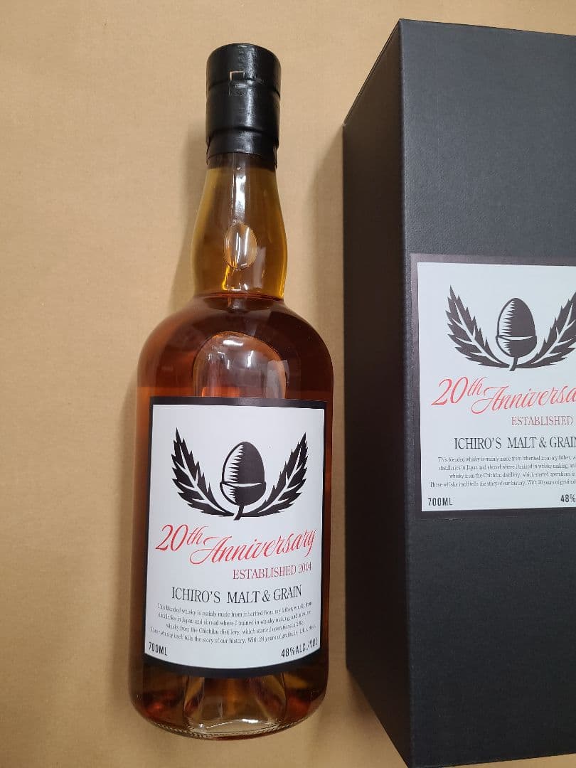 イチローズモルト　モルト＆グレーン　20周年記念　48%