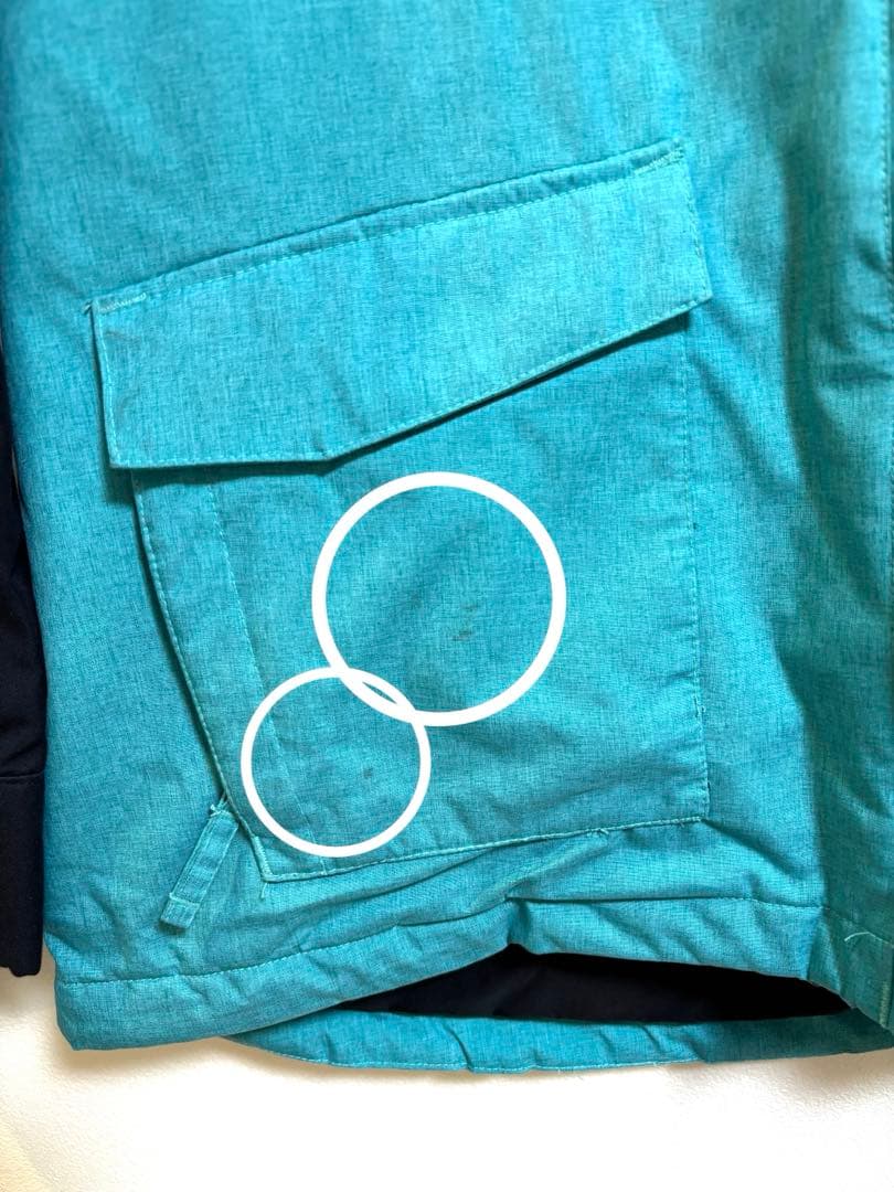 RIDE（ライド）スノーボードウェア ジャケット Sサイズ ブルー×ブラック