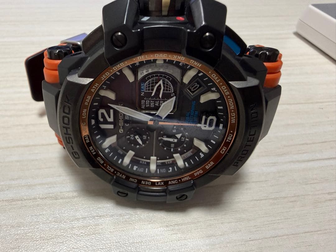 G-SHOCK GPW-1000 グラビティマスター　 ブラック/オレンジ