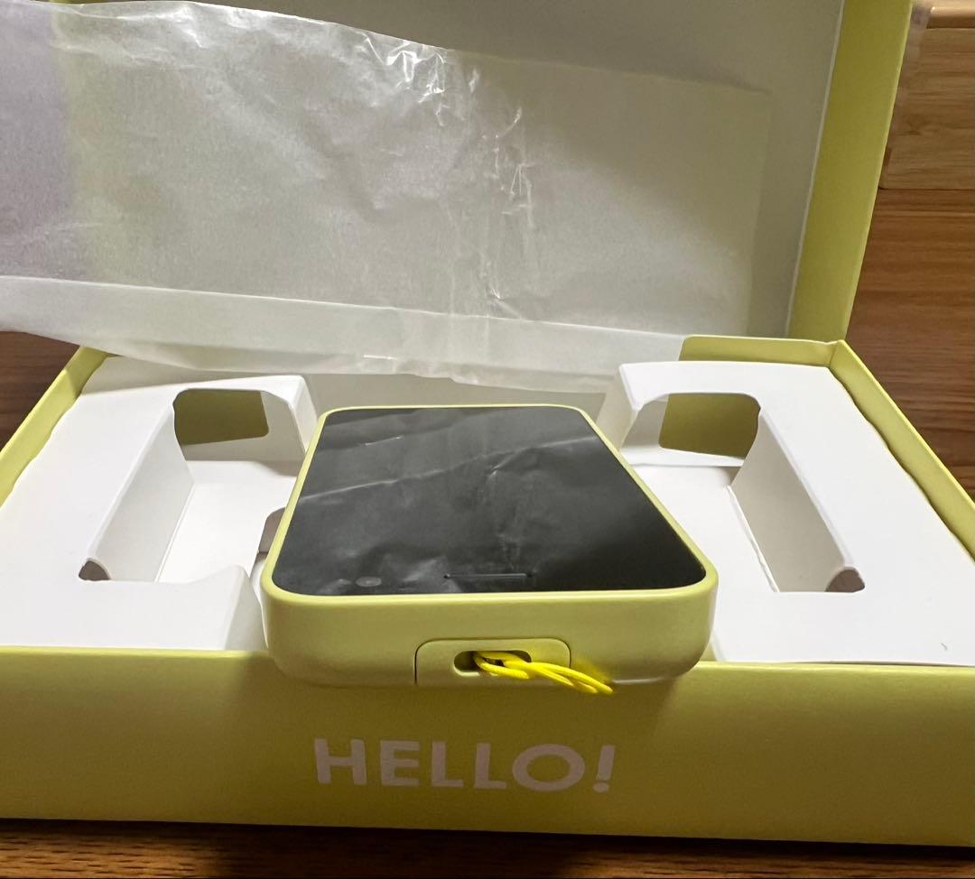 ドコモ　キッズケータイ　イエロー