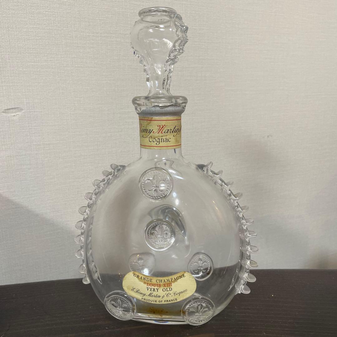 レ*ー様 レミーマルタン ルイ13世 栓付き空ボトル クリスタルデキャンタ 箱付