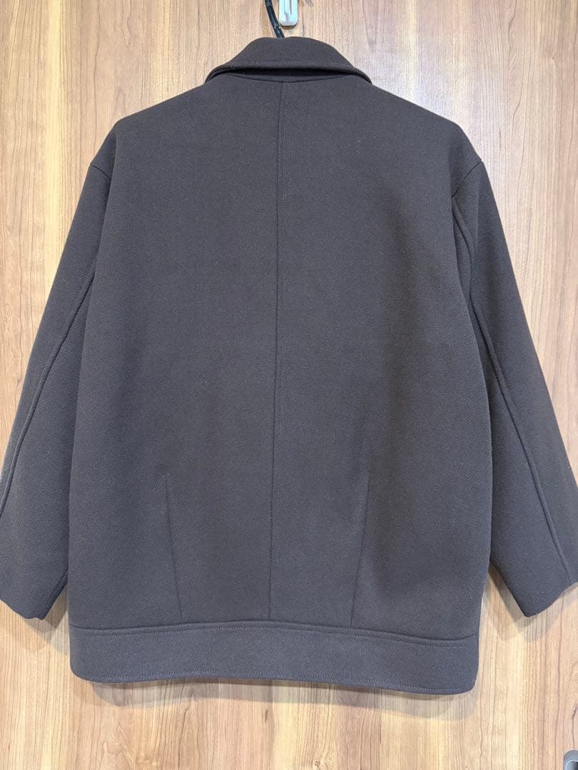 SHIPS any: ウール ミックス コクーン ショート Pコート