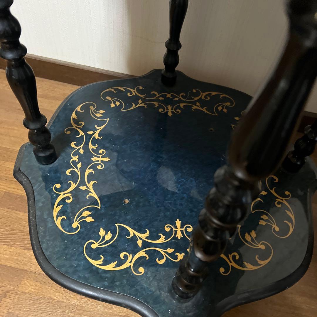 Demain社 アンティーク 象嵌細工 キッチンワゴン イタリア製ドリンクワゴン