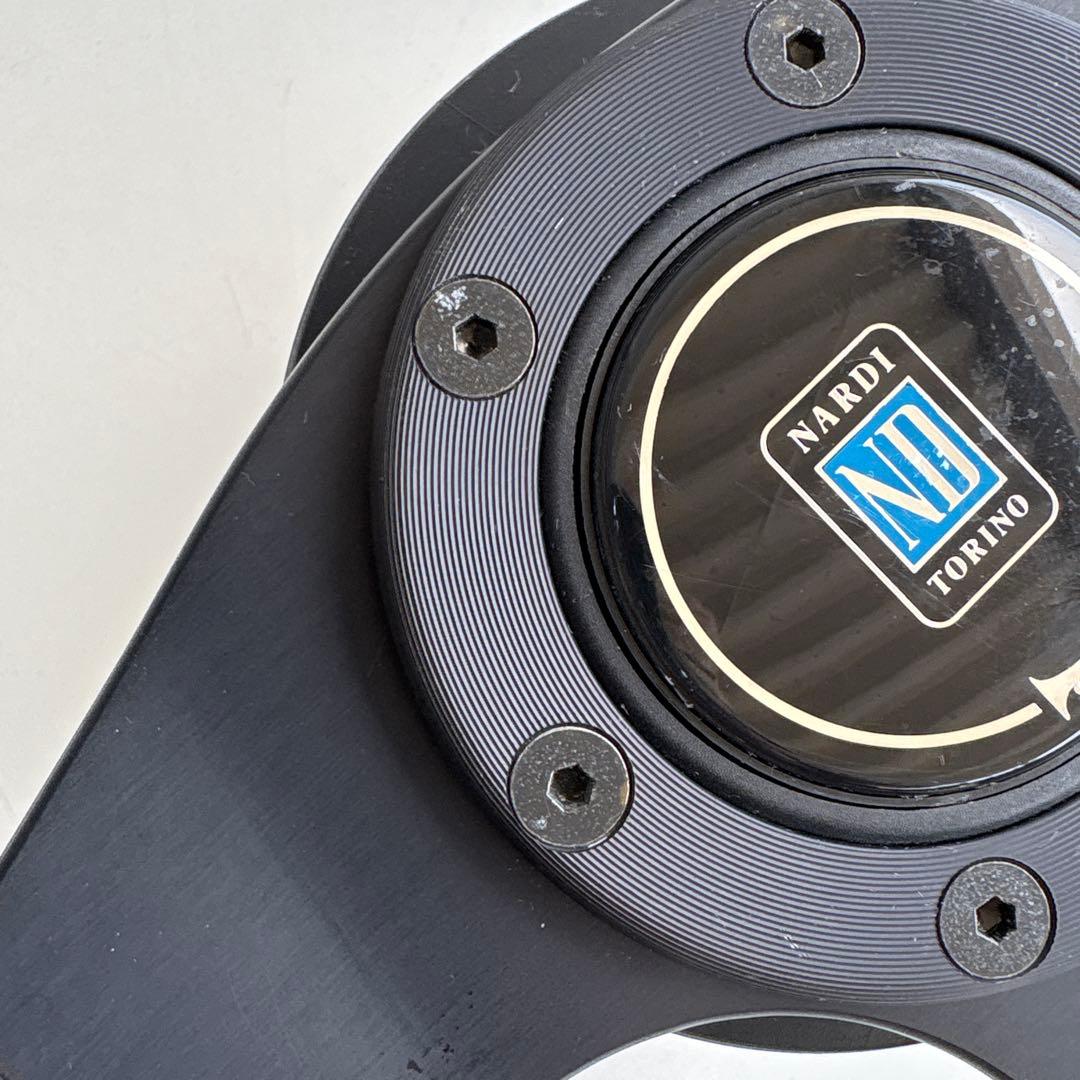 鬼*族様 NARDI TORINO ステアリング ブラックレザー ナルディ ハン