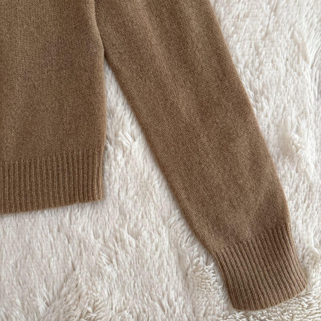 RALPH LAUREN カシミヤ　ウール　カーディガン　ベージュ　M