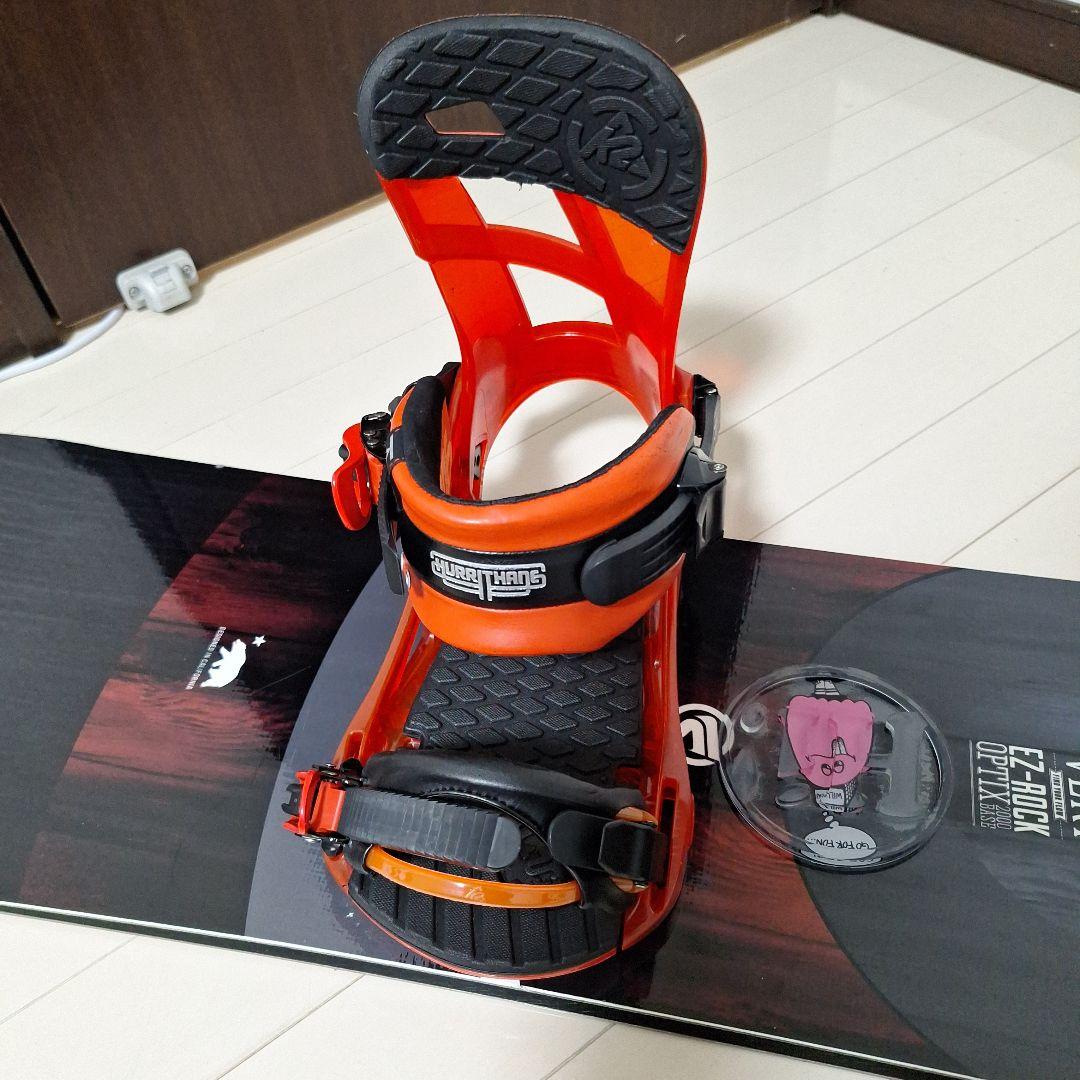 スノーボードセット　フローVERT154　K2HURRITHSANEビンディング