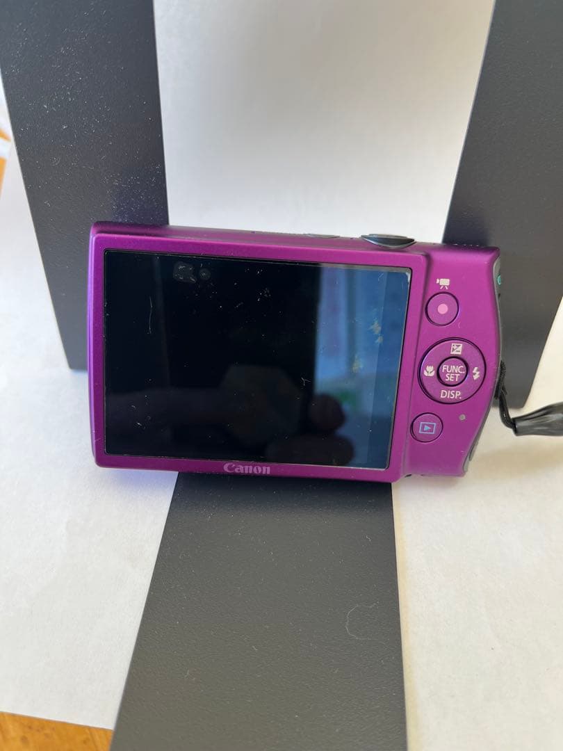 Canon IXY パープル デジタルカメラ 本体と充電器