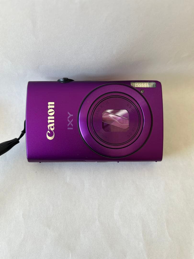 Canon IXY パープル デジタルカメラ 本体と充電器