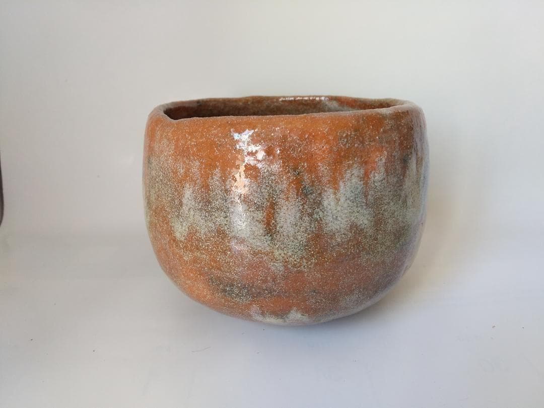 赤茶碗 具栄 作 妙見山 黒川 澤田博之 焼成 赤楽茶碗 茶道具 茶碗 新品