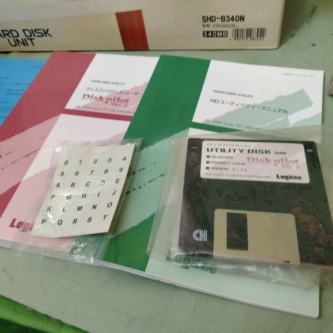 ◆SCSI HDD外付けセット 340M Logitec SHD-B340N