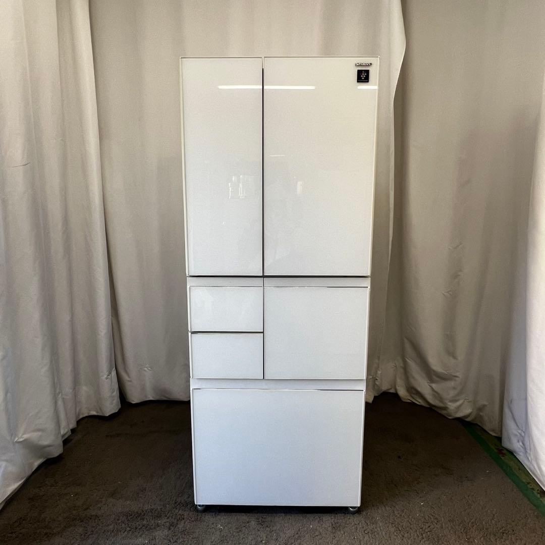 132⭕️冷蔵庫　大型　シャープ　400ℓ-500ℓ 両開き　安い　中古　設置無料