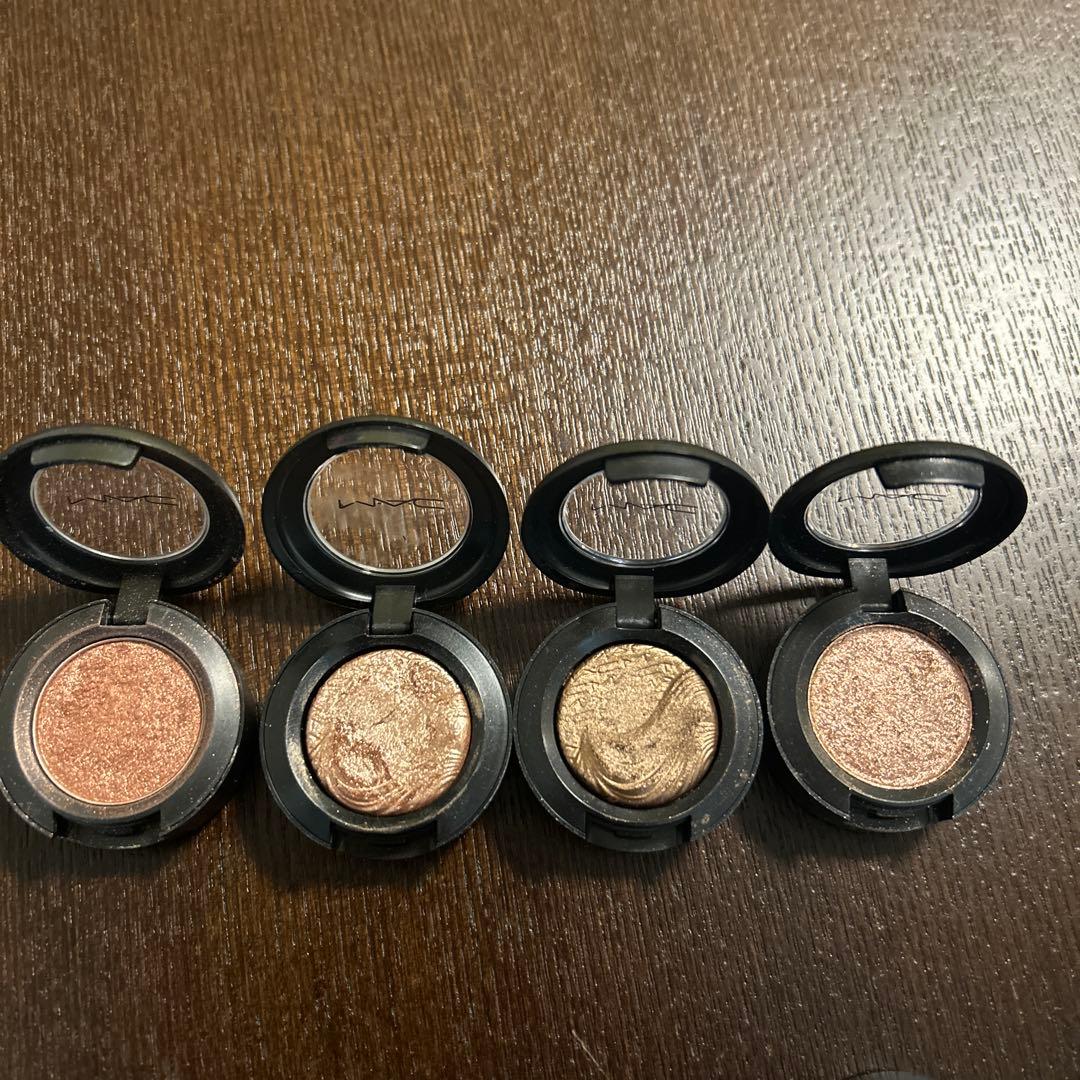 MAC アイシャドとハイライトとチーク　サンプル付き