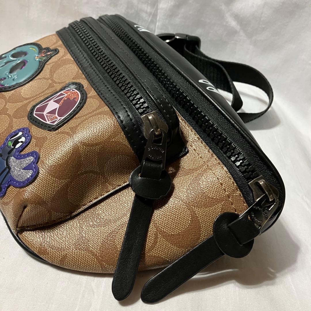 COACH × Disney 白雪姫 ウエストバッグ F72952 中古