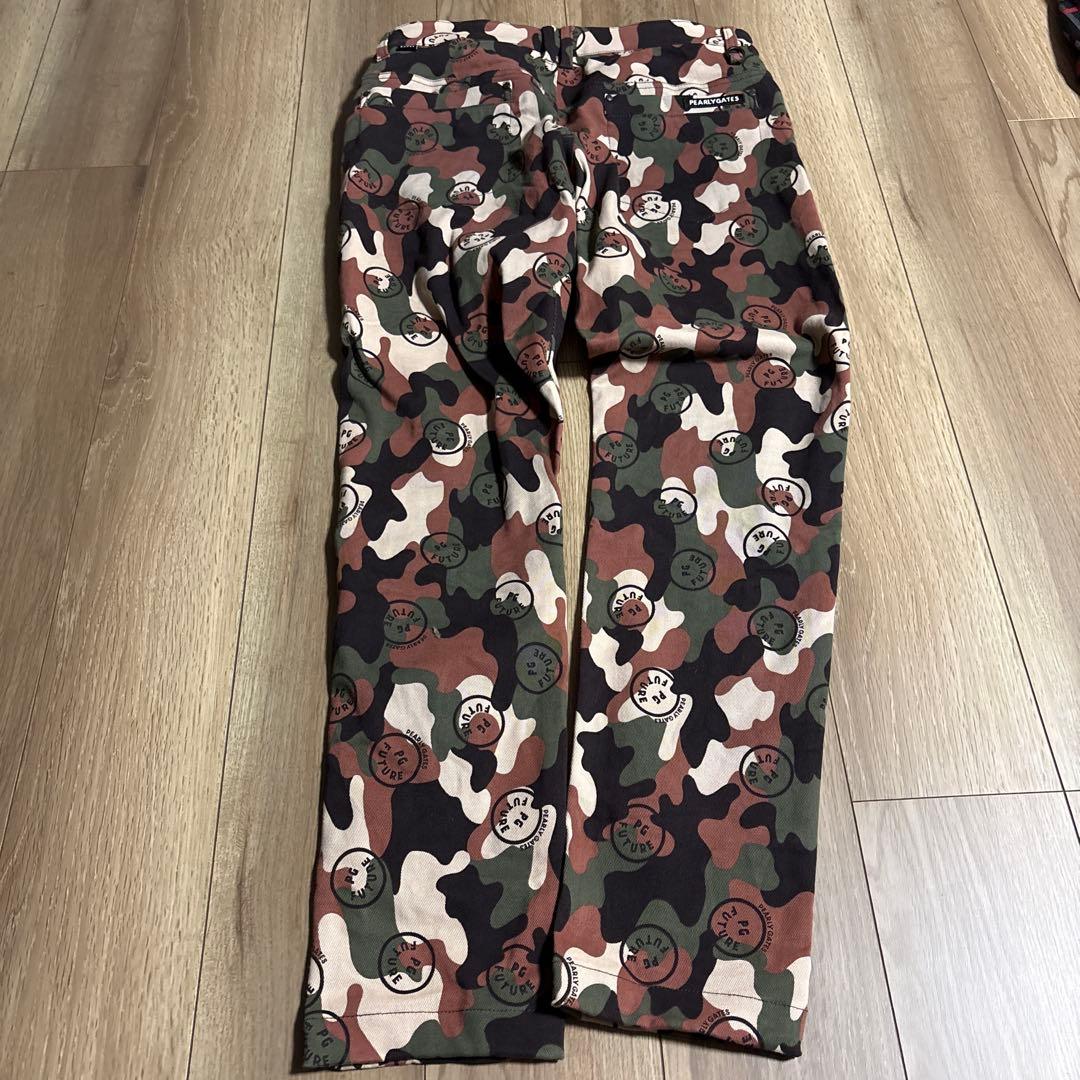 【美品】パーリーゲイツ 迷彩パンツ