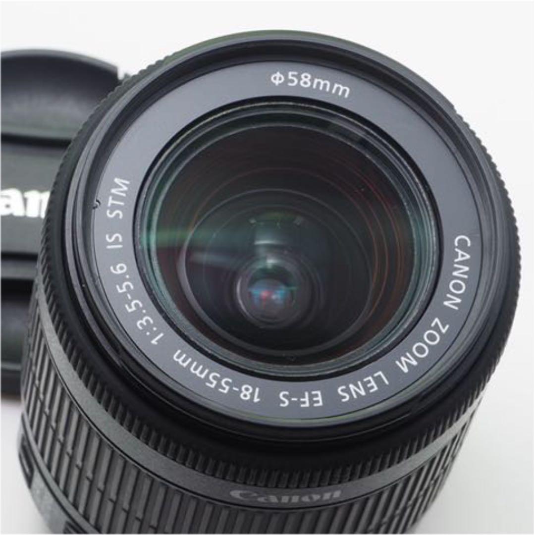 【美品】キヤノンEF-S18-55mm STM標準ズーム⭐️音が静かで動画で活躍