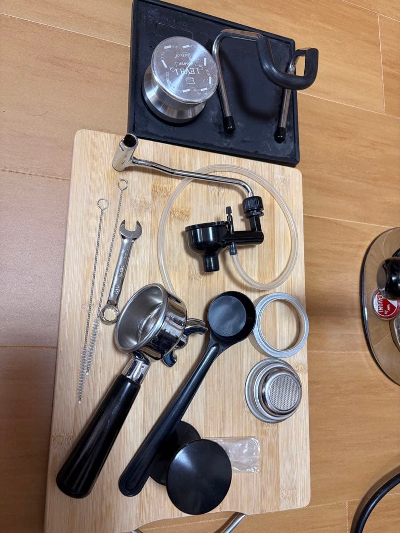 la pavoni & WPMグラインダー　 エスプレッソマシン 圧力計付き