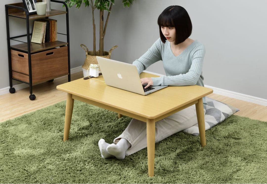 山善YAMAZEN★こたつ★コンセントタップ付きリビングテーブルこたつ★テーブル