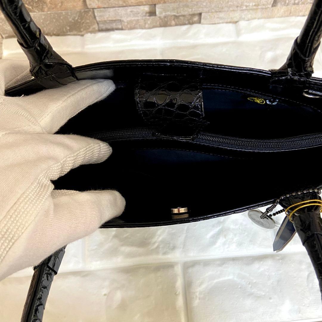 【未使用級】JRA　シャイニングクロコ　2wayバッグ　センター取り