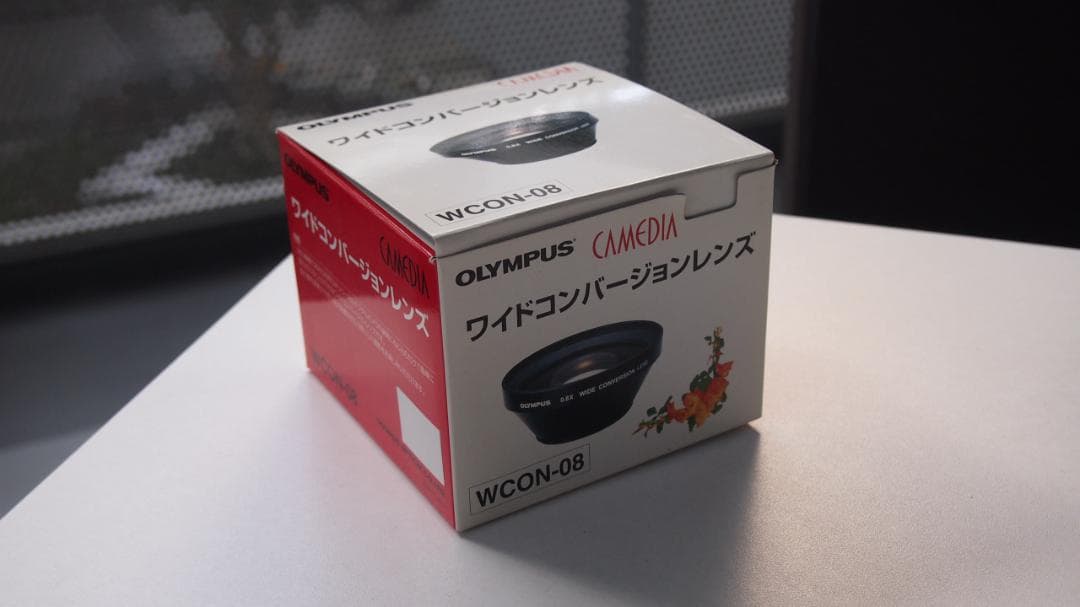 OLYMPUS WCON-08　ワイドコンバージョンレンズ CAMEDIA