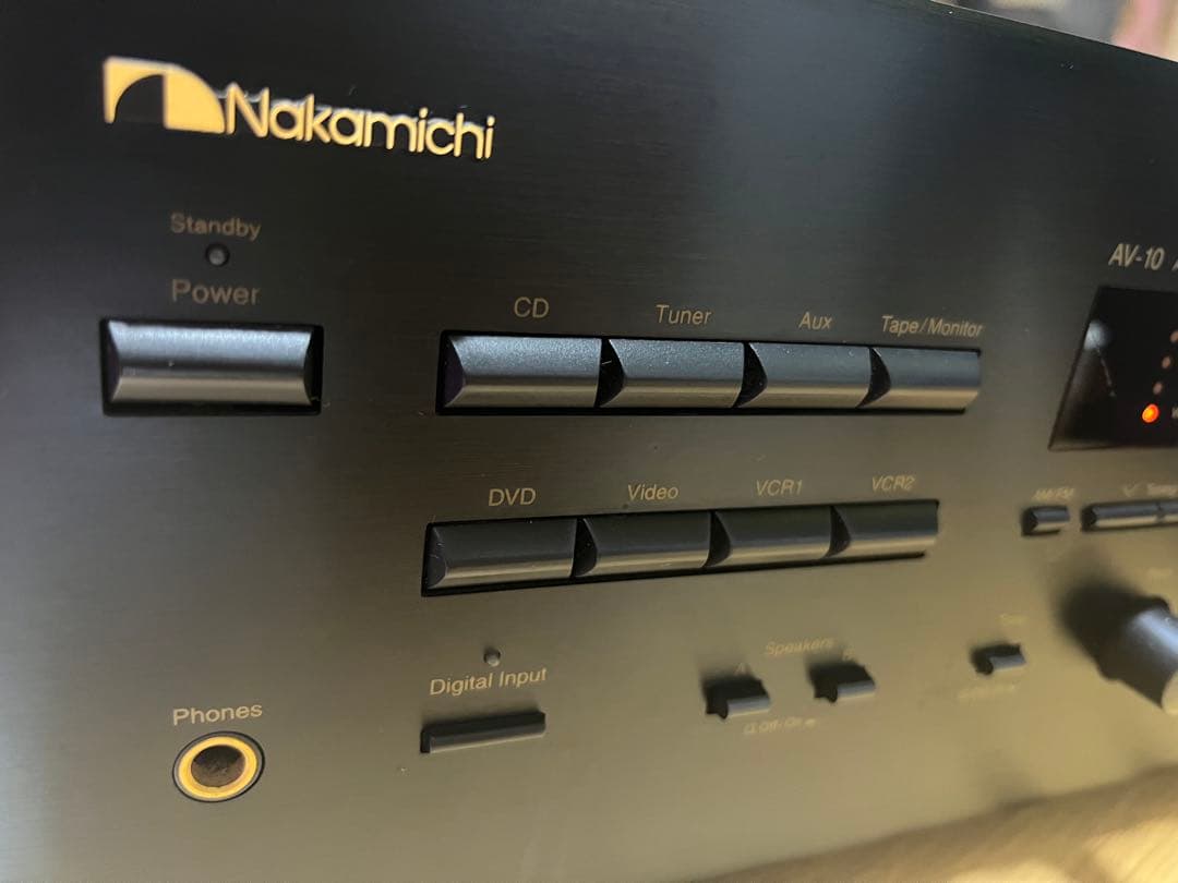 希少ナカミチAVレシーバーNakamichi AV-10ピュアアンプとしても優秀
