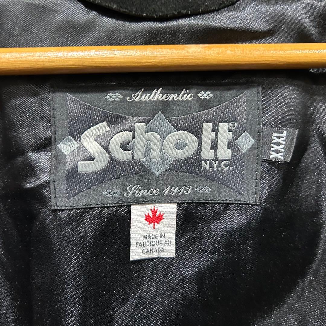 Vintage カナダ製Schott ダッフルコートフーディー XXXL