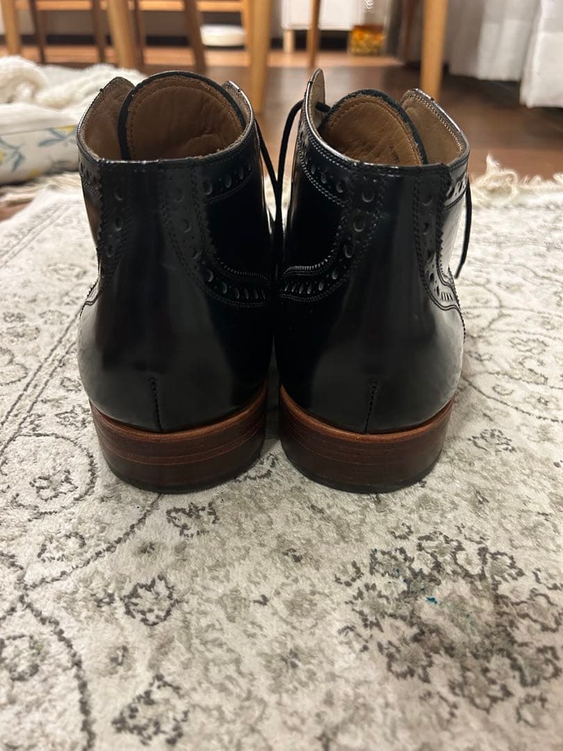 ジュンヤワタナベ × ハインリッヒディンケラッカー ウイングチップブーツ 革靴