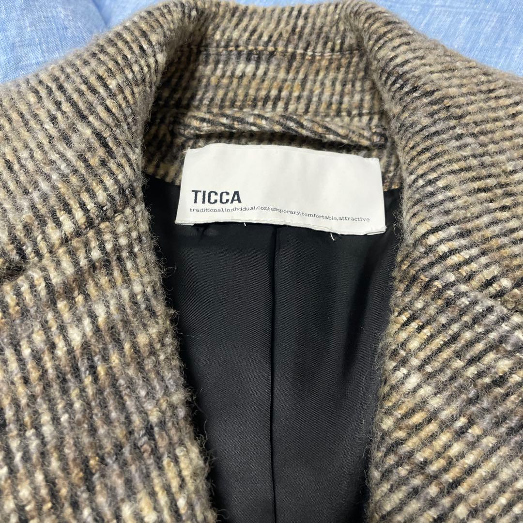再　再　お値下げしました。TICCA ダブルブレスト ウールコート
