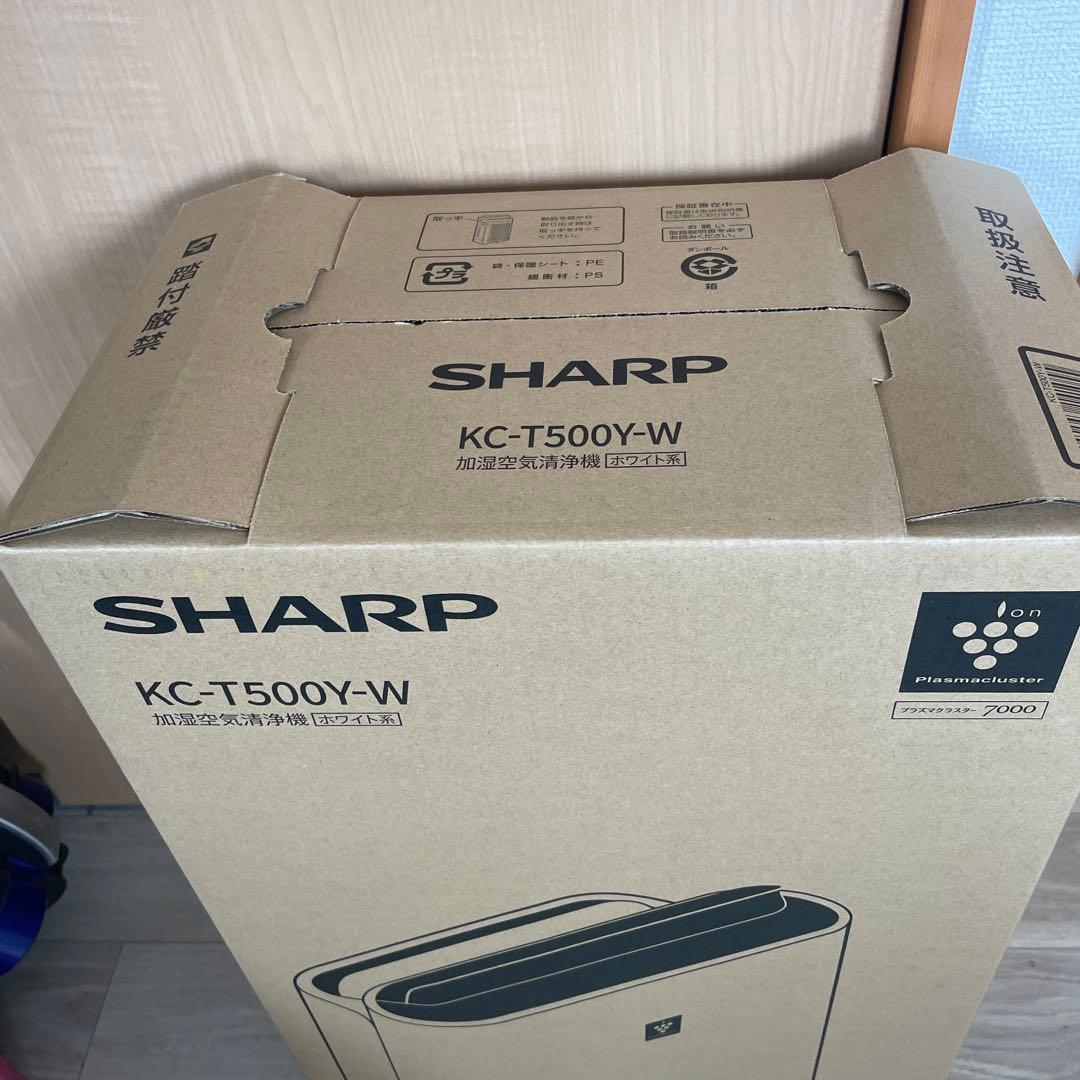 SHARP KC-T500Y-W 加湿空気清浄機　ホワイト