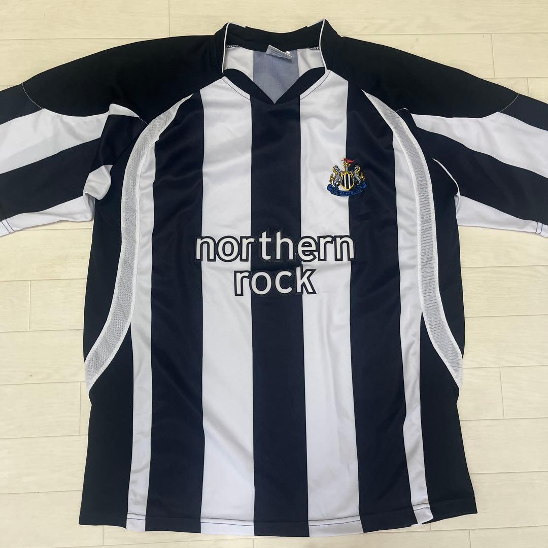 激レアNewcastle United シャツ northern rock 白黒