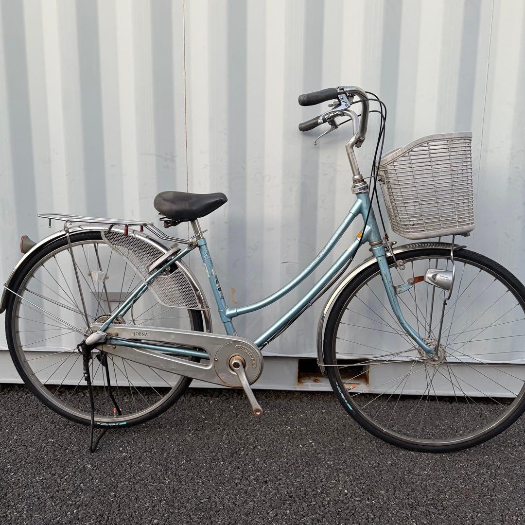 街乗り用自転車 27インチ カゴ/鍵/変速機/オートライト付