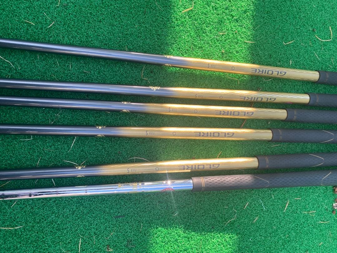 即コースOK！グローレF/G豪華フルセット★SW込6本★PING★アディダス美品