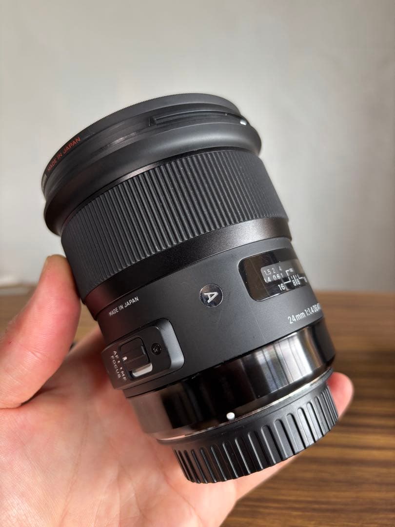 SIGMA 24mm F1.4 DG Art レンズ EF