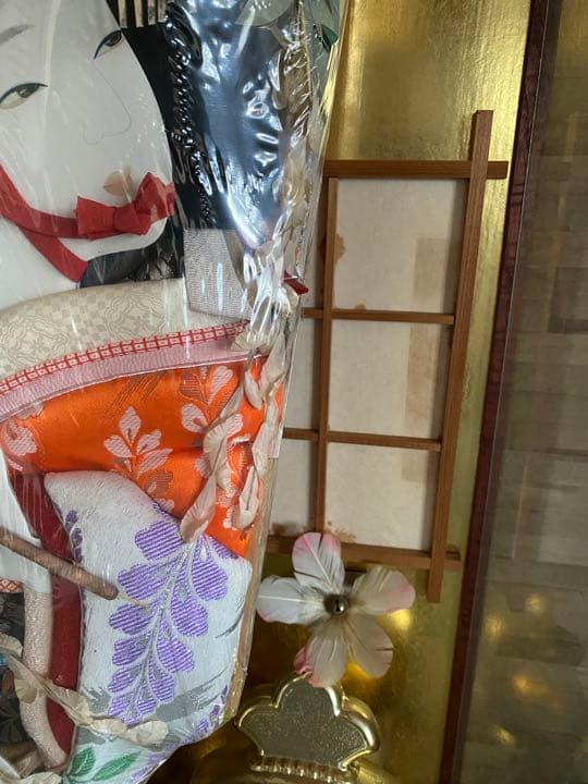 羽子板飾り ガラスケース オルゴール付き