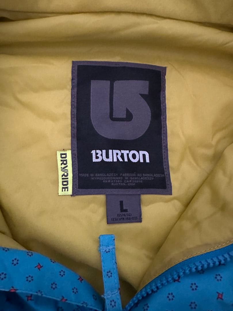 BURTON スノーボードウェア 上下セット　Lサイズ　ジュニア