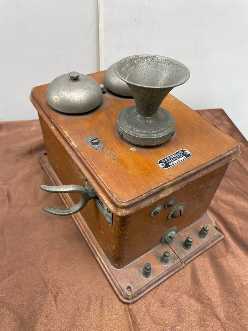 希少⭐︎デルビル電話機　昭和レトロ　アンティーク　ジャンク　古物　電話機