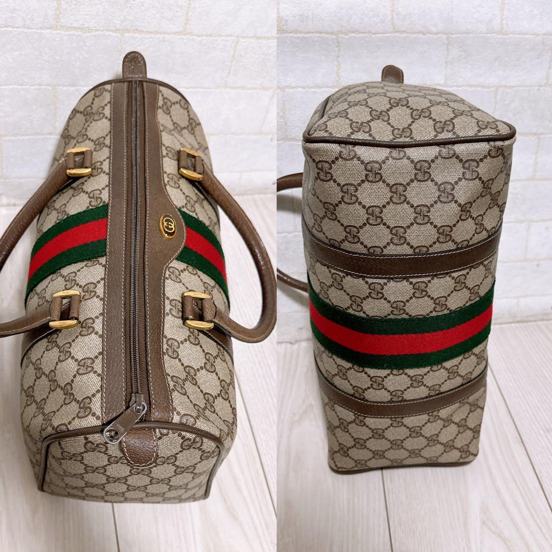 『美品』GUCCI(グッチ)ハンドバッグ PVC シェリーライン