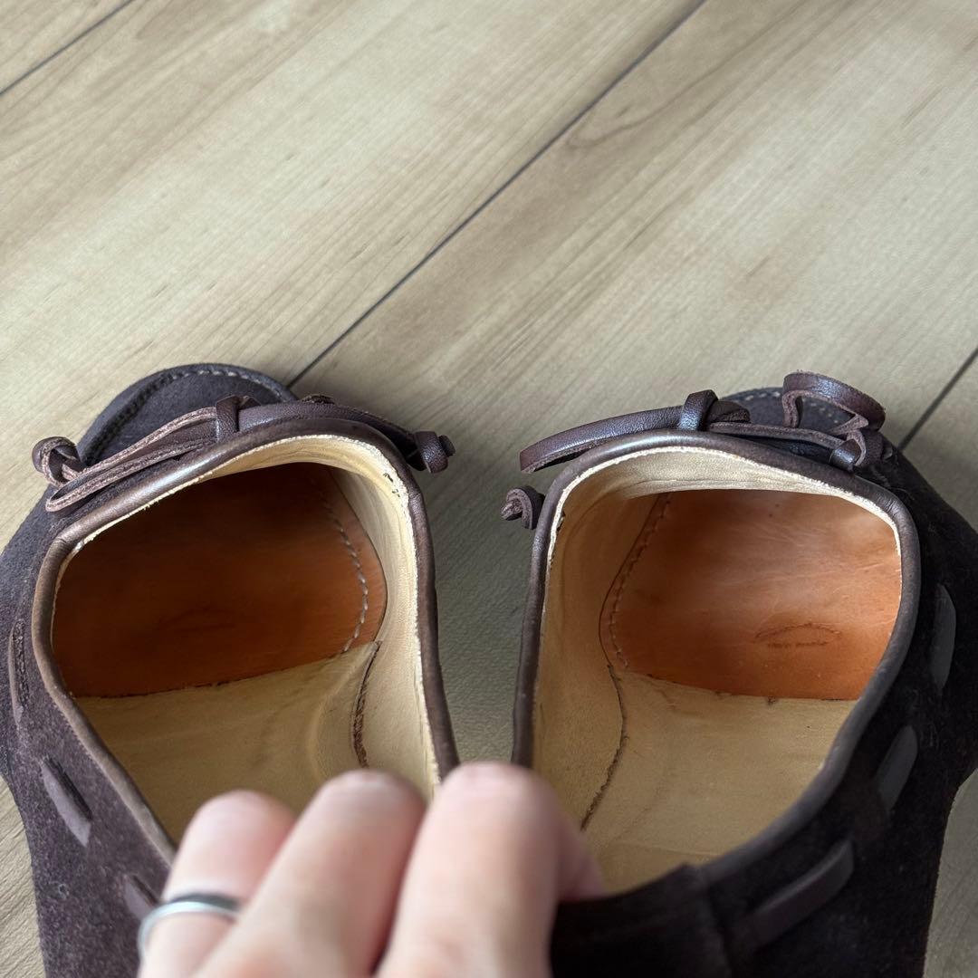 サントーニ モカシン ダークブラウン サイズ7