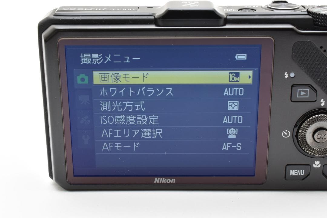 【極美品】Nikon COOLPIX S9300 ブラック　動作確認済