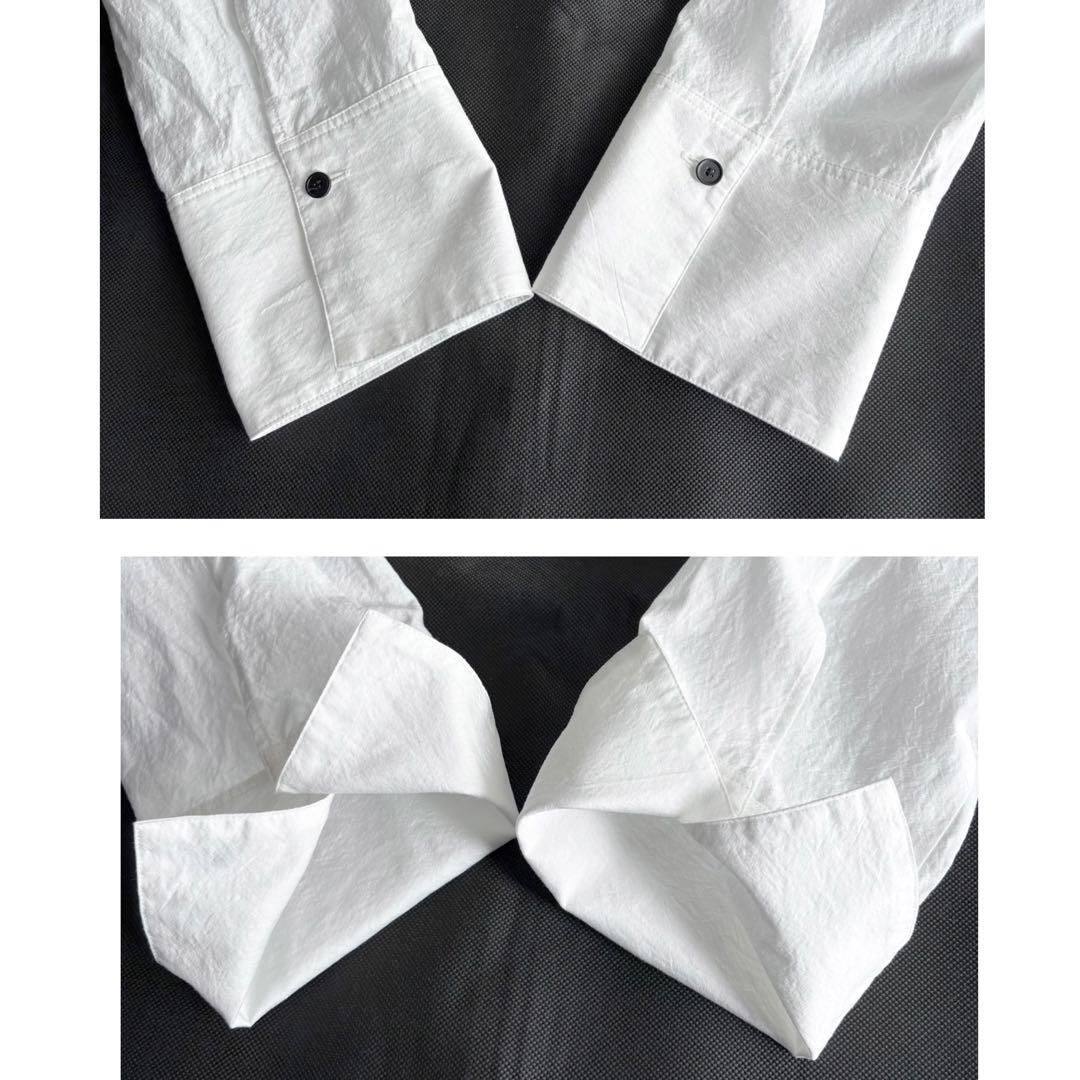 近年2024✨デプレ コットンナイロン シアータフタ バックプリーツブラウス