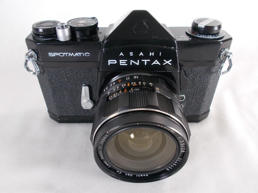 フィルムカメラ 整備済　Pentax SP　+ レンズ 28mm　U274