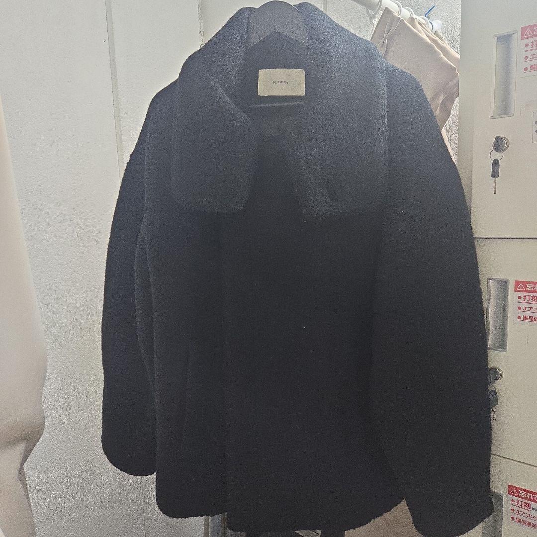 Standcollar Boucle Jacket　ブラック　　36