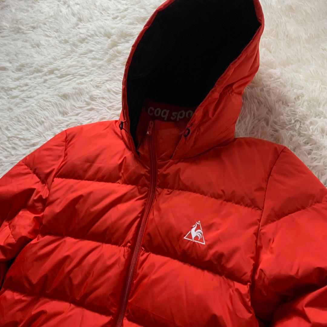 s*7様 極美品■ le coq sporti ダウンジャケット オレンジ Oサ