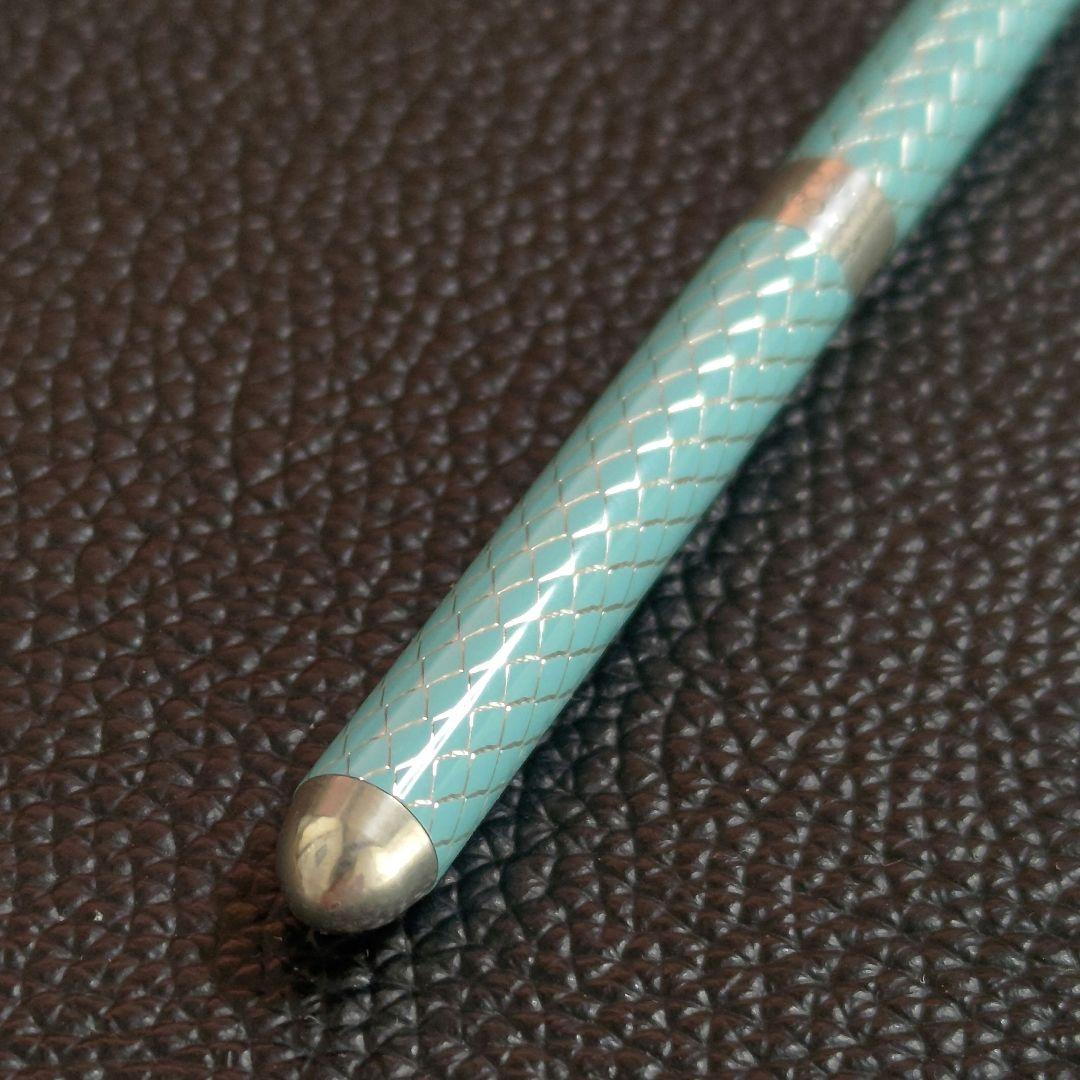 希少 ティファニー ボールペン ダイヤモンドテクスチャー SV925 銀製