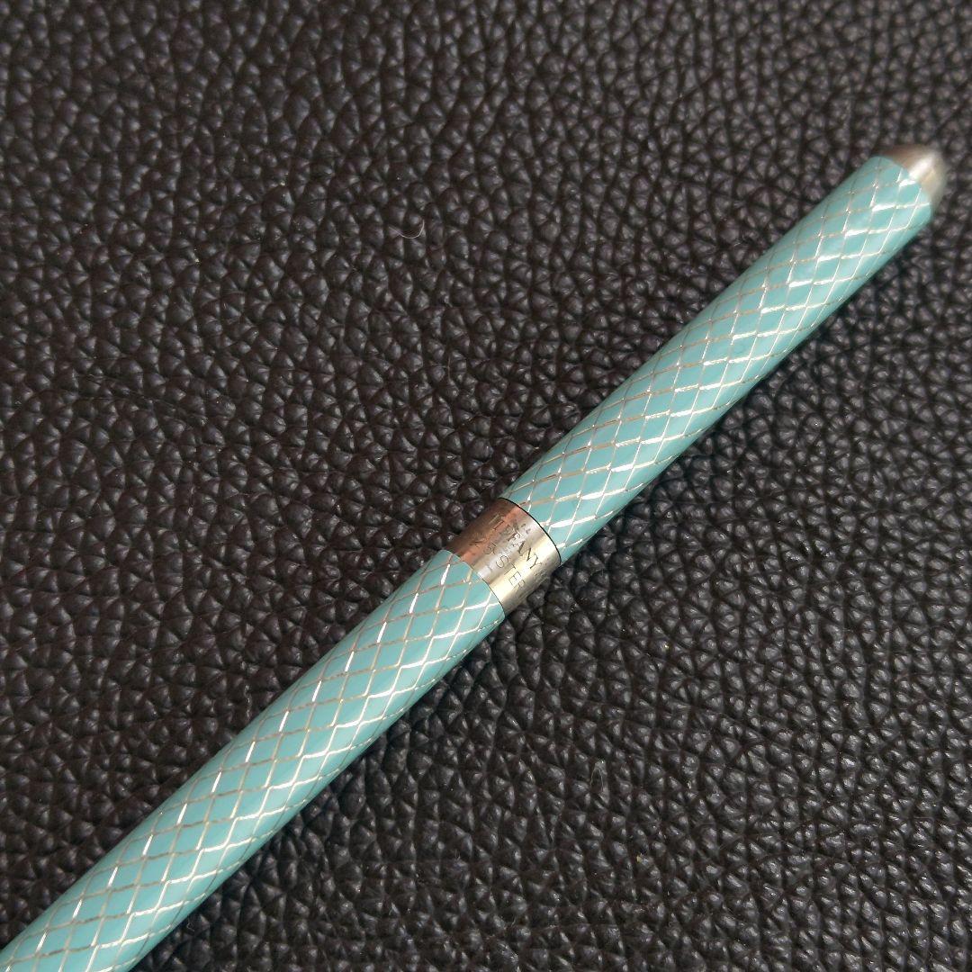 希少 ティファニー ボールペン ダイヤモンドテクスチャー SV925 銀製